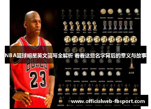 NBA篮球明星英文简写全解析 看看这些名字背后的意义与故事